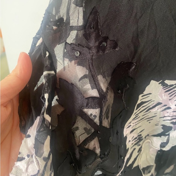 Vintage Silk Floral 90s/Y2K Cocktail Dress!! Alex Evenings Petite - Picture 9 of 16